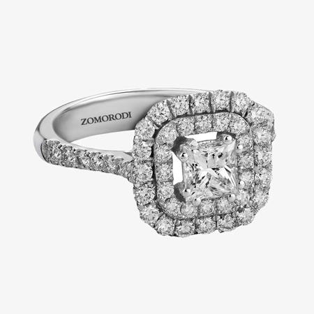 White Paradise Wedding Ring